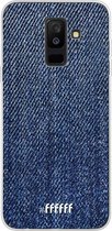 Samsung Galaxy A6 Plus (2018) Hoesje Transparant TPU Case - Denim #ffffff