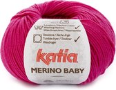 Katia Merino Baby - 60 fuchsia - 50 gr. = 165 m.