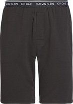 Calvin Klein CK ONE Lounge short - heren lounge joggingbroek kort - middeldik - zwart - Maat: M