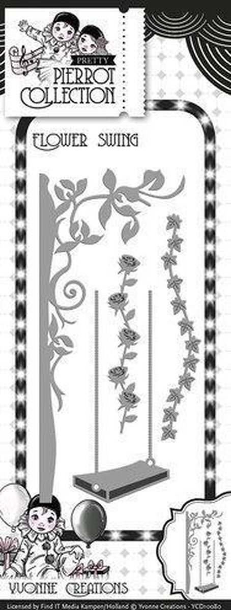 Mal - Yvonne Creations - Pretty Pierrot - Bloemen Slinger