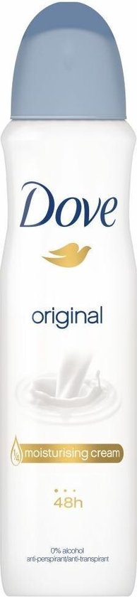 Dove Original Anti-transpirant Spray Vrouw - 6 x 150 ml - Voordeelverpakking