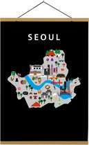 Kaart van Seoul | B2 poster | 50x70 cm | Maison Maps