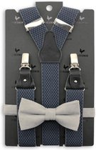 Sir Redman - bretels combi pack - Elegance - grijs / blauw