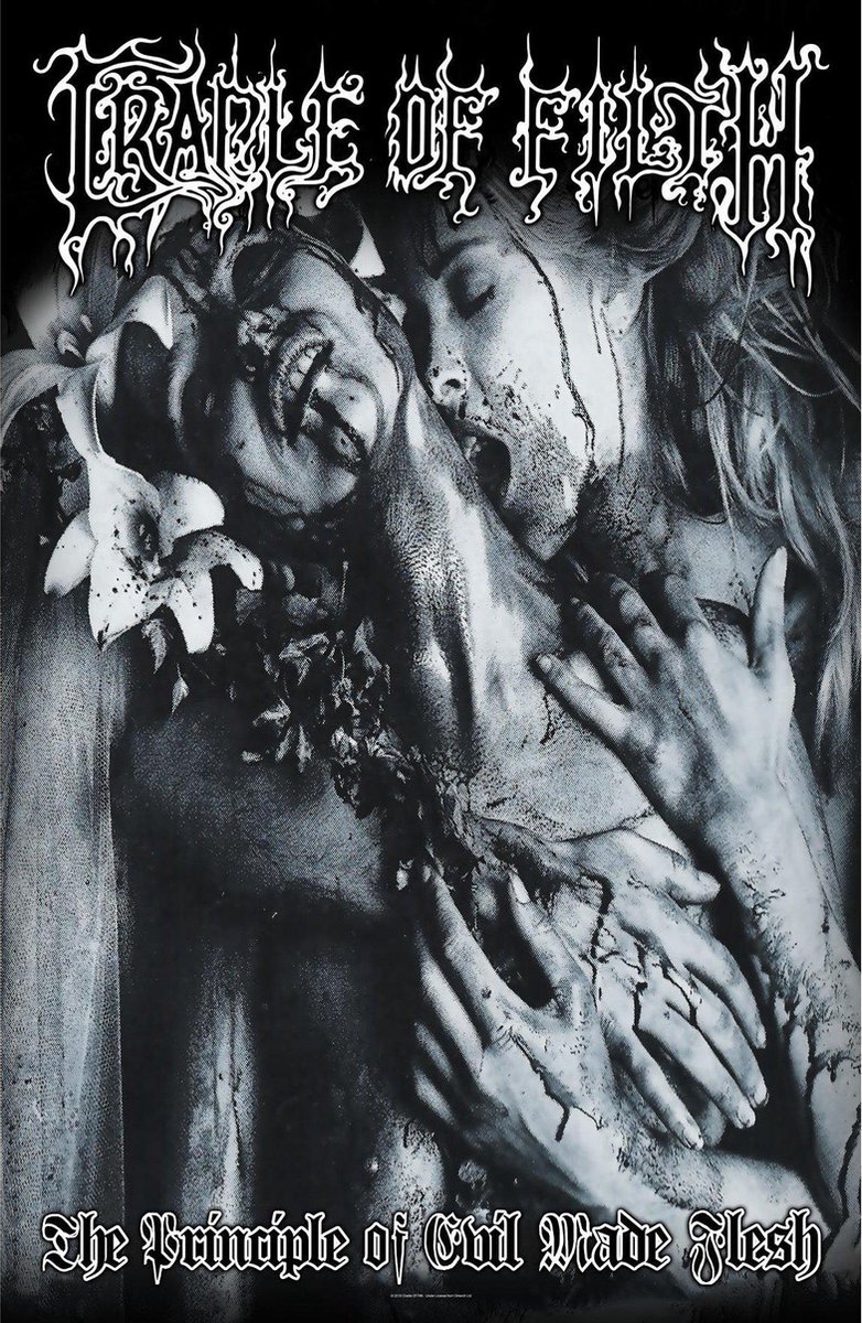 Cradle of Filth - Principle of Evil - Textiel postervlag
