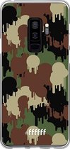Samsung Galaxy S9 Plus Hoesje Transparant TPU Case - Graffiti Camouflage #ffffff