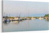 Schilderij - Bootjes — 90x60 cm