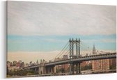 Schilderij - New York bridge — 90x60 cm