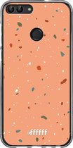 Huawei P Smart (2018) Hoesje Transparant TPU Case - Terrazzo N°10 #ffffff