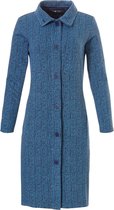 Fleece dames doorknoop lounge dress Pastunette