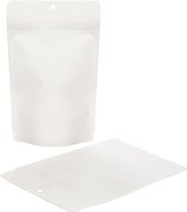 Stazakken Composteerbaar Kraft Wit 13x7,9x20,6cm | 113 gram (100 stuks)