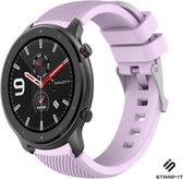 Siliconen Smartwatch bandje - Geschikt voor  Xiaomi Amazfit GTR silicone band - lila - 47mm - 47mm - Strap-it Horlogeband / Polsband / Armband