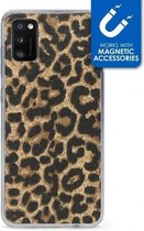 Samsung Galaxy A41 Hoesje - My Style - Magneta Serie - TPU Backcover - Leopard - Hoesje Geschikt Voor Samsung Galaxy A41