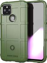 Google Pixel 5 Hoesje Shock Proof Rugged Shield Groen