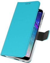 Wicked Narwal | Wallet Cases Hoesje voor Samsung Galaxy A6 (2018) Blauw