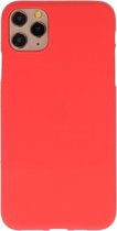 Wicked Narwal | Color TPU Hoesje voor iPhone 11 Pro Rood