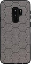 Wicked Narwal | Hexagon Hard Case voor Samsung Samsung Galaxy S9 Plus Grijs