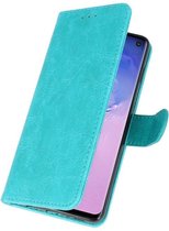 Wicked Narwal | bookstyle / book case/ wallet case Wallet Cases Hoesje voor Samsung S10 Groen