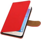 Wicked Narwal | bookstyle / book case/ wallet case Hoes voor Huawei Y5 / Y6 2017 Rood