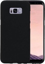 Wicked Narwal | Sand Look TPU Hoesje voor Samsung Galaxy S8 + Plus Zwart