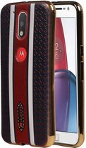 Wicked Narwal | M-Cases Ruit Design backcover hoes voor Motorola Moto G4 Bruin