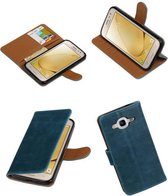 Wicked Narwal | Premium TPU PU Leder bookstyle / book case/ wallet case voor Samsung Galaxy J2 2016 Blauw