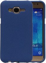 Wicked Narwal | Sand Look TPU Hoesje voor Samsung galaxy j7 2015 J700F Blauw