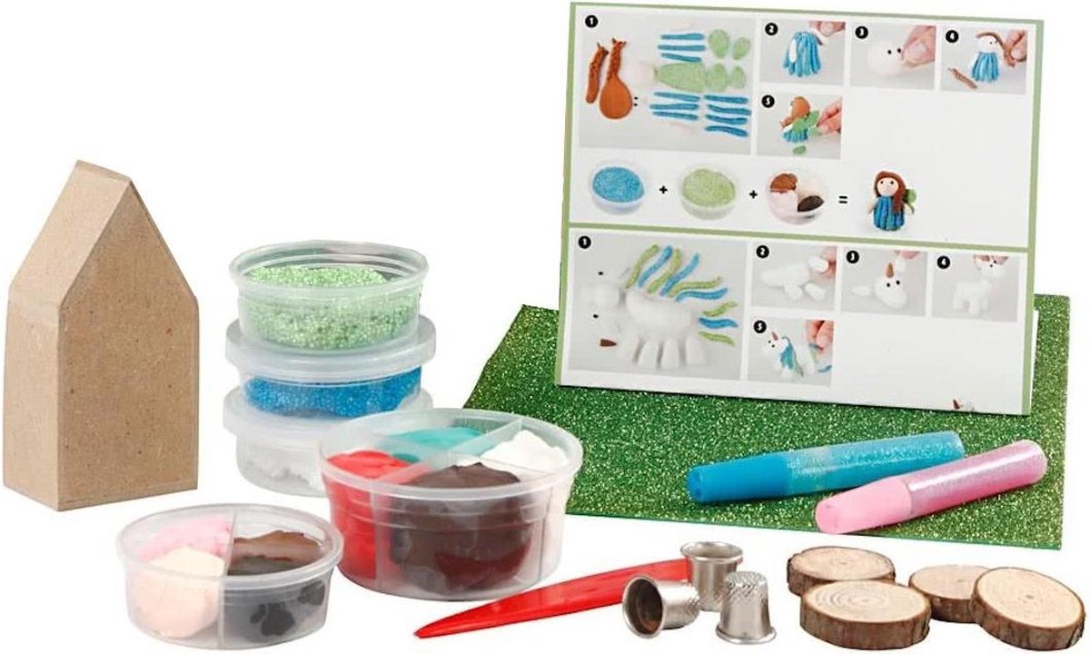 Knutselpakket Foam & Silk Clay Feeënwereld boetseren Creativ Company