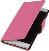 Wicked Narwal | bookstyle / book case/ wallet case Hoes voor Huawei Huawei Ascend P8 Roze