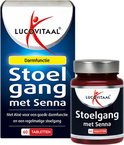 Doos en pot met Lucovitaal Stoelgang met Senna. 60 tabletten met aloë.