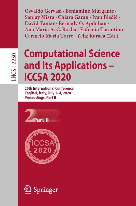 Springer Nature Proceedings Computer Science 2 - Computation ... - cover