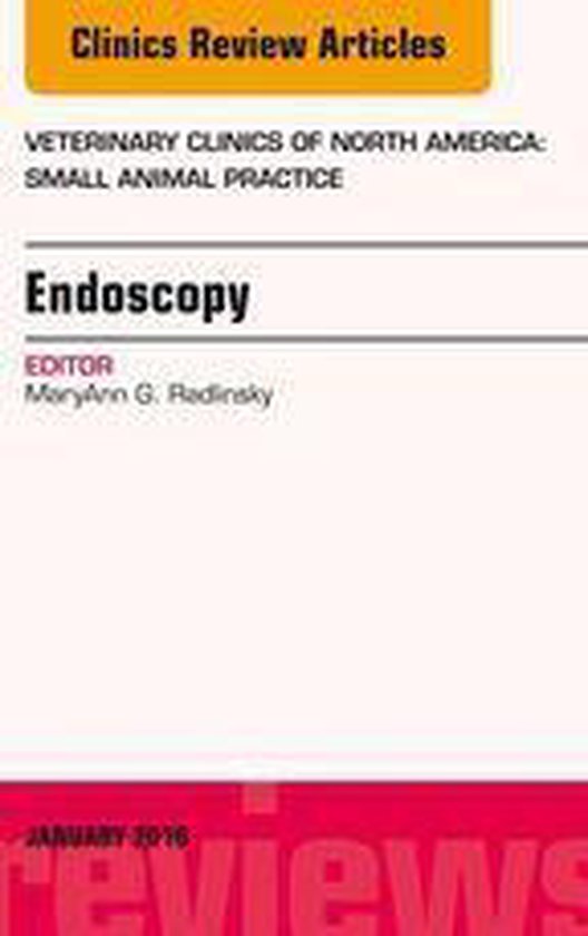 The Clinics: Veterinary Medicine Volume 46-1 - Endoscopy, An ... - cover