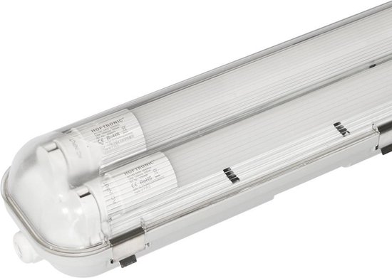 LED TL Verlichting met armatuur 120 cm - Incl 2x 18 Watt LED buis - 3400  Lumen - IP65... | bol.com