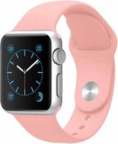 watchbands-shop.nl bandje - bandje geschikt voor Apple Watch Series 1/2/3 (42mm) - Roze - M/L