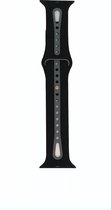 bandje geschikt voor Apple Watch bandje duo 38mm-40mm | Zwart-Grijs | Large Watchbands-shop.nl