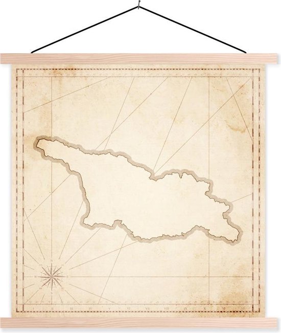 Une illustration d'une ancienne carte de la Géorgie affiche