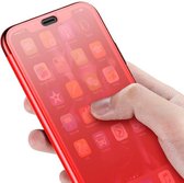 iPhone Xs Max bookcase - Transparante klep - Rood
