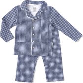 Little Label Pyjama Jongens - Maat 92 - Blauw, Wit - Zachte BIO Katoen