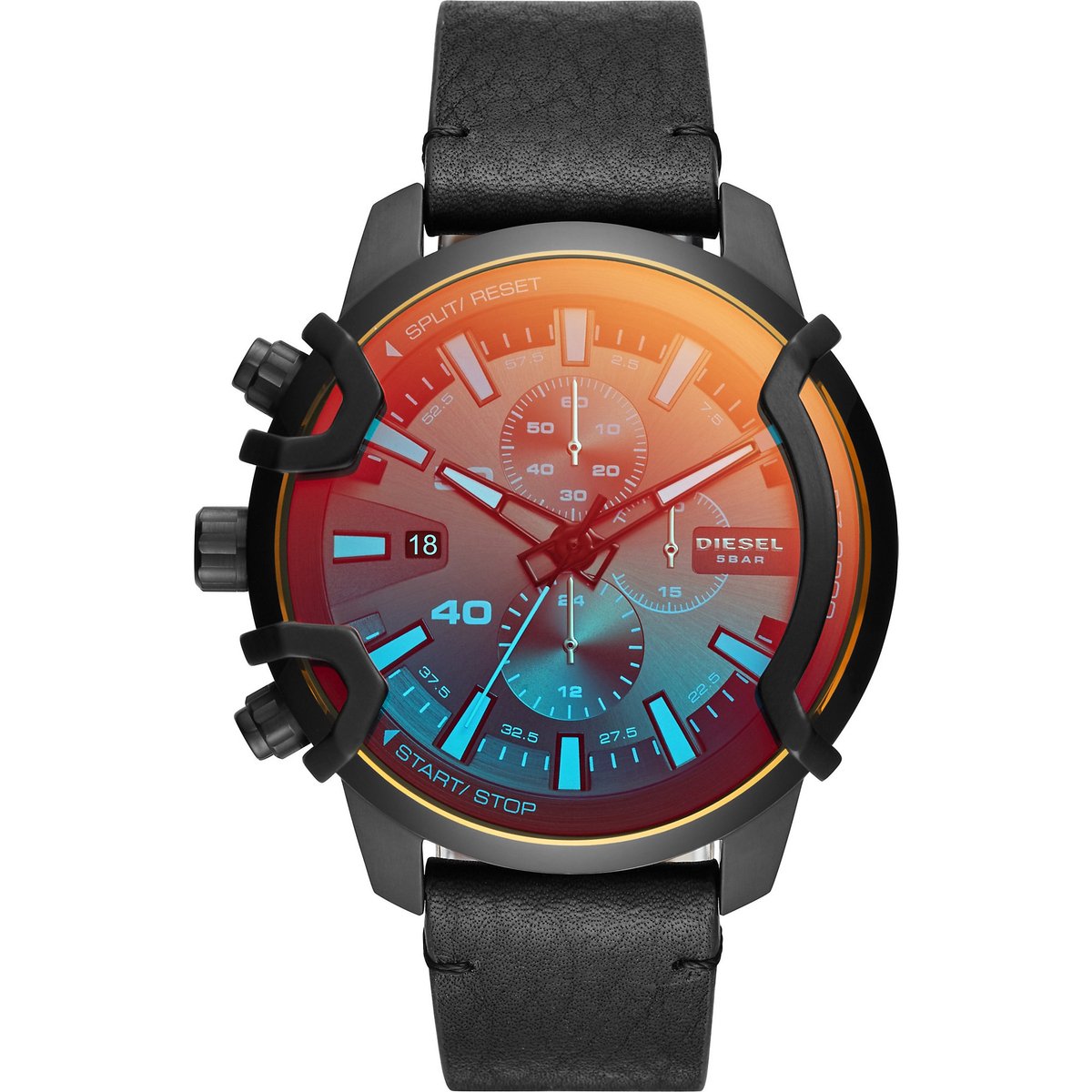 Diesel Griffed DZ4519 Herenhorloge 48 mm - Zwart
