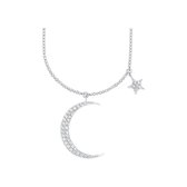 Favs Dames ketting 925 sterling zilver 37 Zirconia One Size 87314332