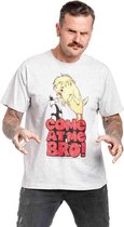 Looney Tunes Heren Tshirt -XL- Come At Me Bro Grijs