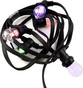 Olucia lichtsnoer - 15 meter, 30 rgb lampjes - Geschikt voor buiten (IP44)