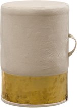 By Kohler Ronde hocker wit/goud 37x37x50cm (112747)