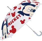 Disney Paraplu Mickey Mouse Junior 60 X 70 Cm Transparant