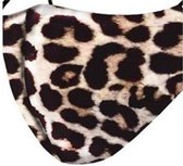 1x Beschermende mondkapjes met luipaard print - Gezichtmaskers - Mondmaskers/mondkapjes