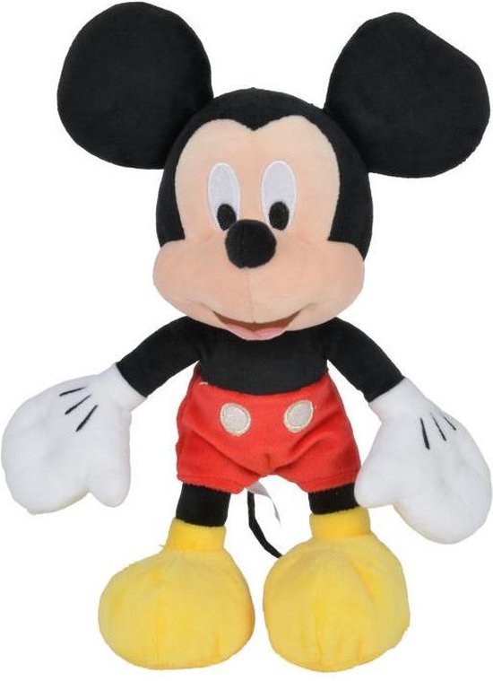 Thumbnail van een extra afbeelding van het spel Nicotoy Disney Micky Mouse, 25cm - Knuffel