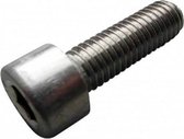 inbusbouten M3 x 20 mm RVS zilver 25 stuks