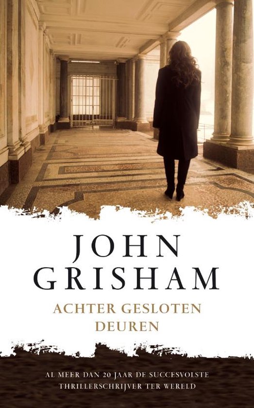 Cover van het boek 'Achter gesloten deuren' van John Grisham