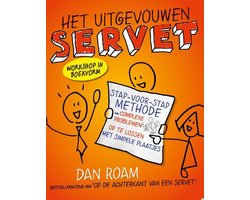 Het uitgevouwen servet