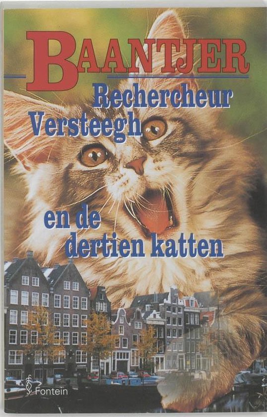 Cover van het boek 'Rechercheur Versteegh en de dertien katten' van A.C. Baantjer