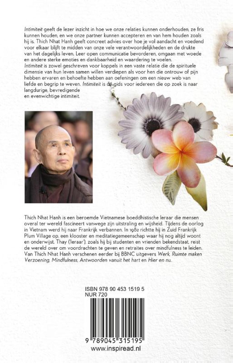 Intimiteit - back cover